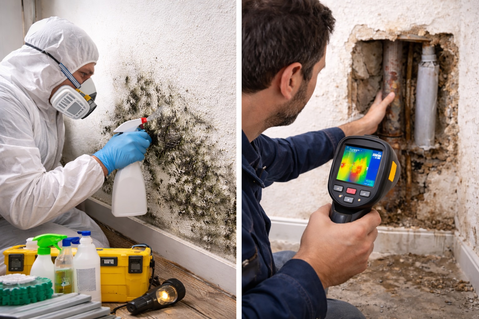 Schimmelschaden und Wasserschadensanierung im Rhein-Main-Gebiet