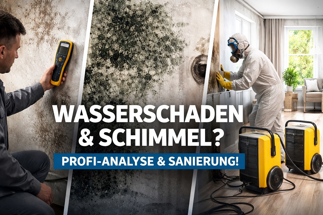 Wasserschaden und Schimmel – Sanierung und Bautrocknung